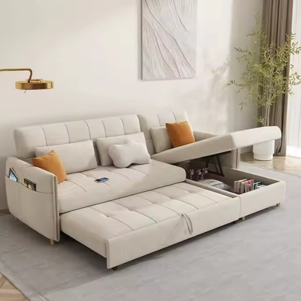 modern living room furniture set wall bunk bed corner sleeper folding sofa beds with storage